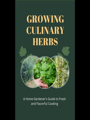 cover image of Growing Culinary Herbs